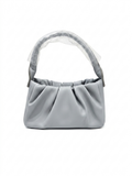 Light blue Ruched Shoulder Bag