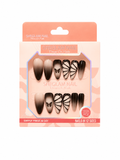 SHEGLAM Press On Nails – Black Ombre Butterfly