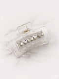 Crystal Heart Claw Hair Clip