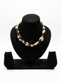 Gold Multi-Strand Seashell Necklace