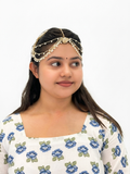 Silver Pearl Matha Patti Hair Chain