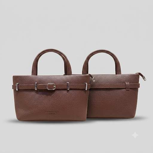 Classic Belted Satchel / Top-Handle Doctor Bag Style