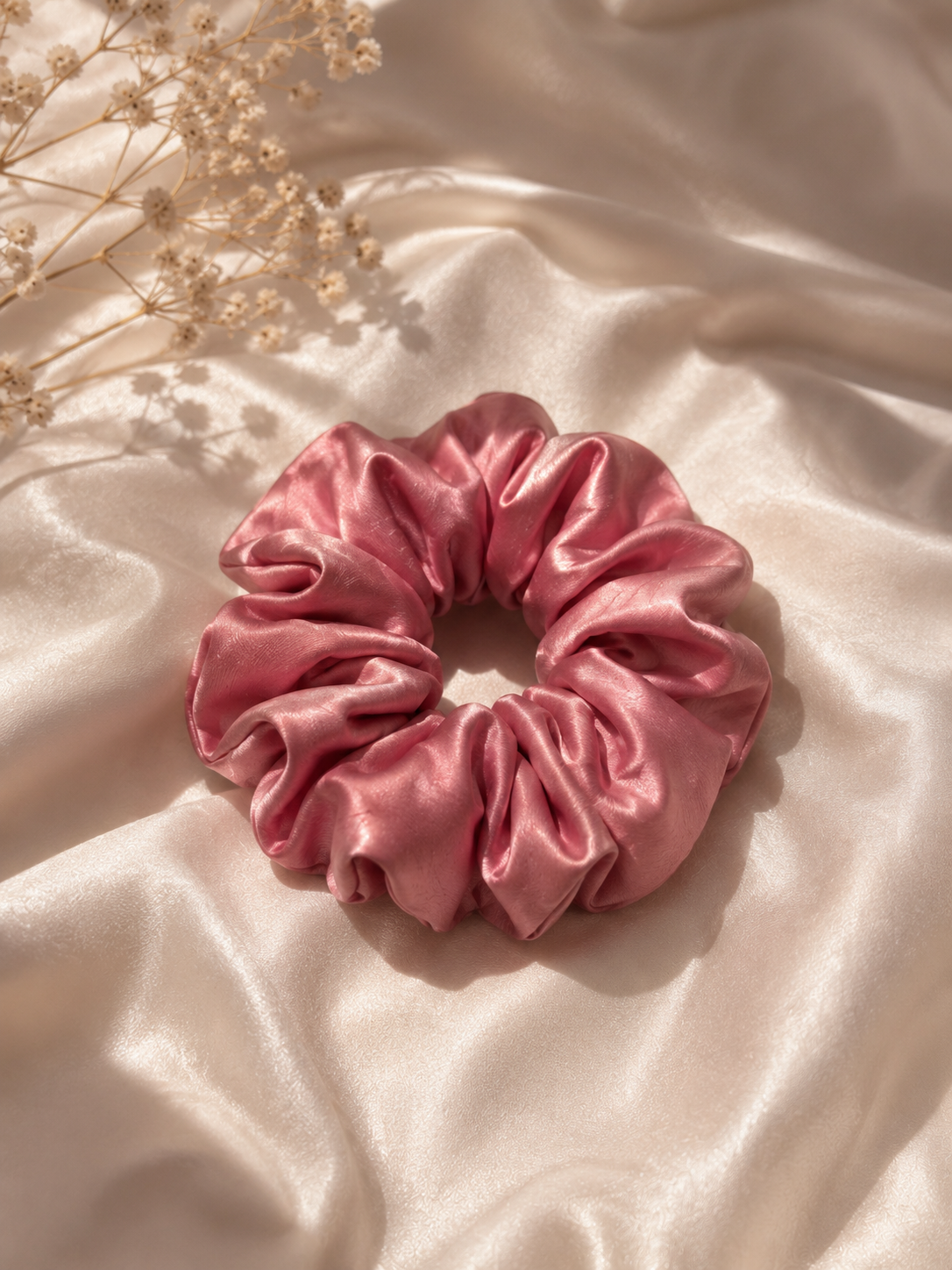 Satin Scrunchies Gift Box - Set of 12 (Ivory)