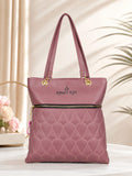 Krazy Kat Quilted Tote Bag – Dusty Mauve