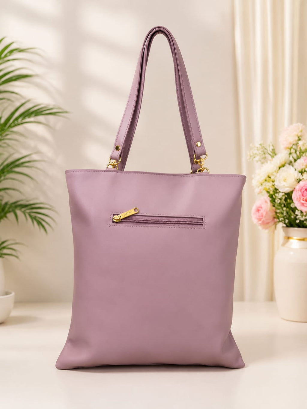 Krazy Kat Quilted Tote Bag – Lilac
