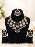 Royal Blue Kundan Bridal Jewellery Set